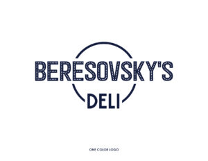 Beresovsky's Deli One Color Logo