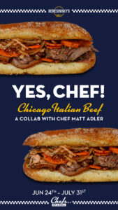 Chicago Italian Beef. Instagram Story 1