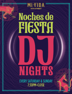 Mi Vida DJ Nights Poster