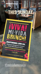 Viva Mi Vida Brunch IG Story 2